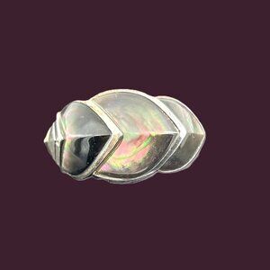John Hardy Legends Naga Mother of Pearl Ring